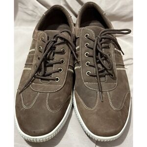 Men's Muk Luks Nick Fashion Sneaker Shoe Coffee Brown Size‎ 12
